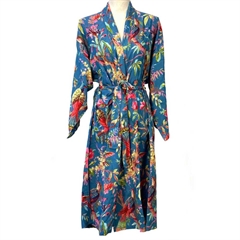 Kimono Royal Paradise Petrol - one size 